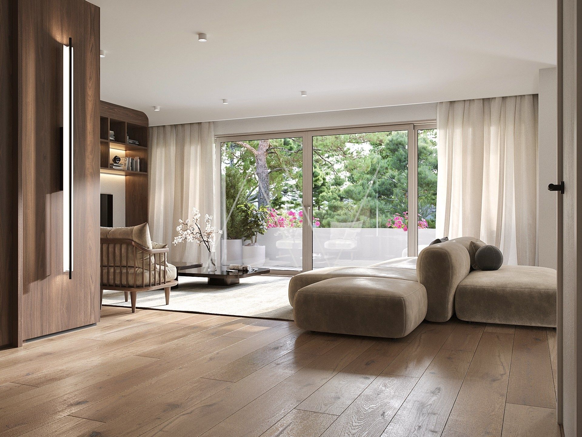 Sala de estar de Piso en venta en  Barcelona Capital con Aire acondicionado, Calefacción y Terraza