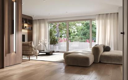 Living room of Flat for sale in  Barcelona Capital  with Air Conditioner, Heating and Terrace
