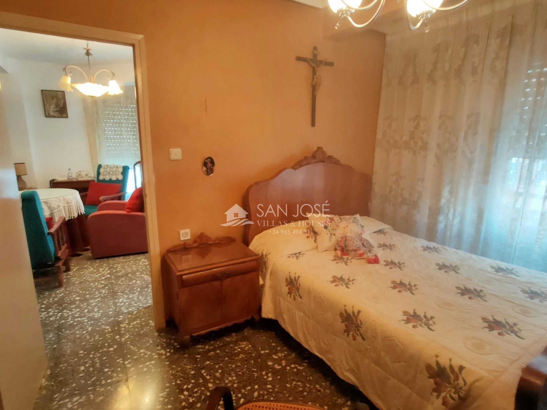 Bedroom of Flat for sale in Aspe  with Terrace and Balcony