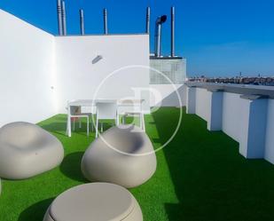 Terrace of Attic to rent in  Valencia Capital  with Air Conditioner, Heating and Terrace