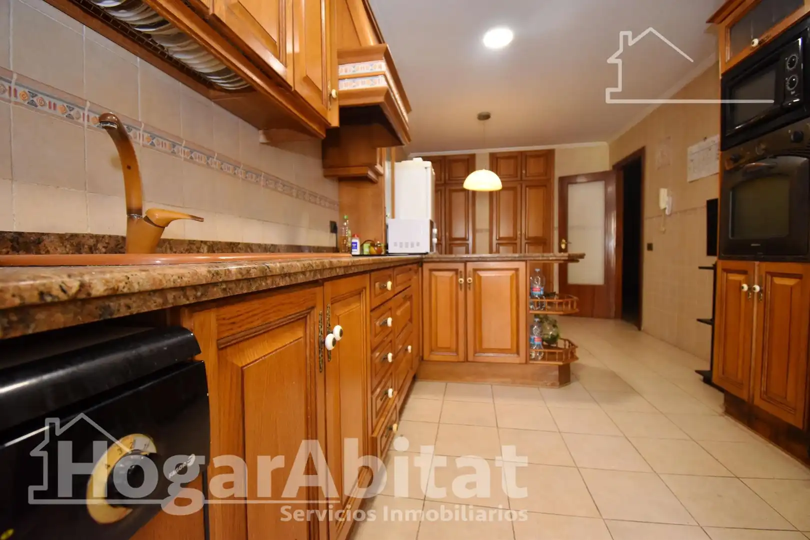 Kitchen of Flat for sale in Vila-real  with Air Conditioner, Heating and Furnished