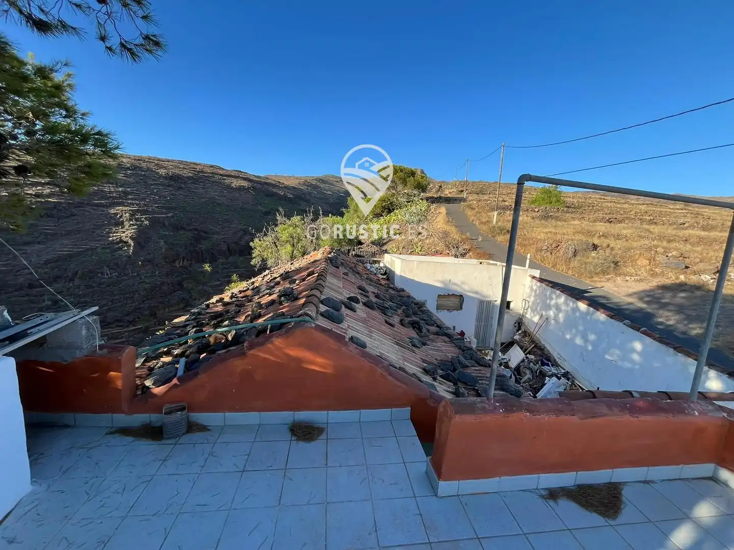 Vista exterior de Casa o chalet en venta en Vallehermoso