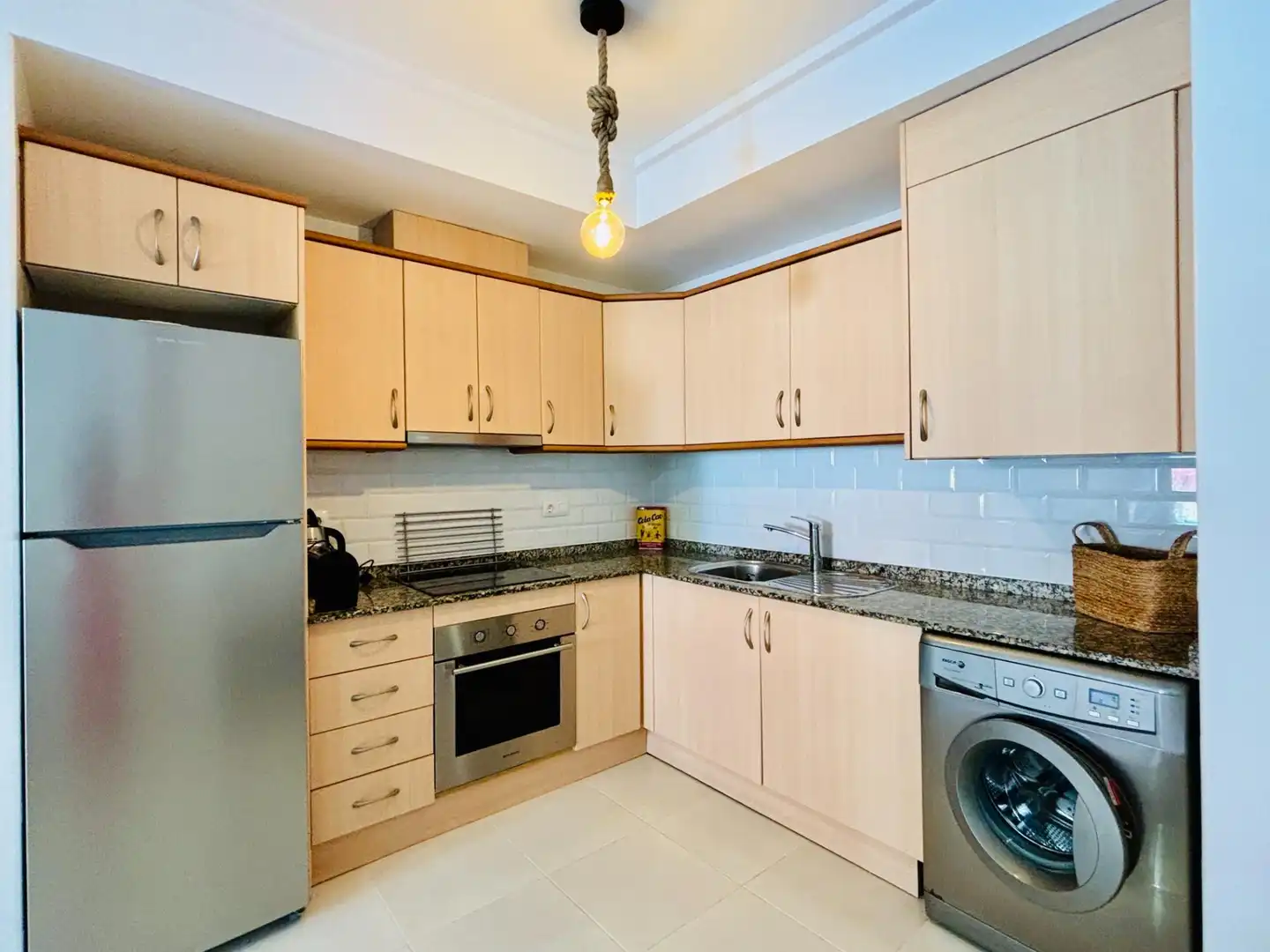 Kitchen of Ground floor for rent in Los Alcázares  with Air Conditioner, Terrace and Furnished