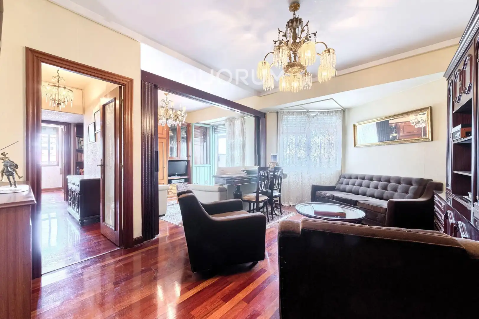 Wohnzimmer von Wohnung zum Verkauf in Basauri  mit Heizung, Möbliert und Balkon