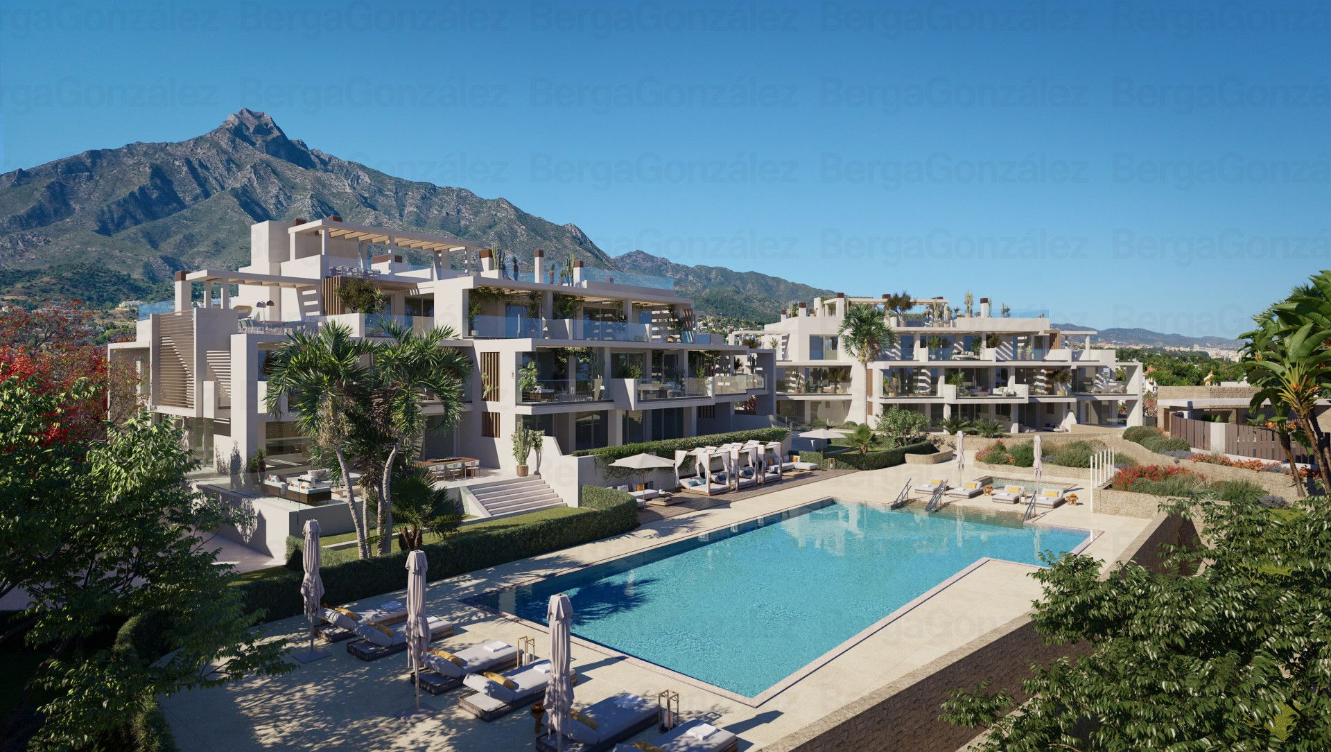 Außenansicht von Dachboden zum verkauf in Marbella mit Klimaanlage, Heizung und Terrasse