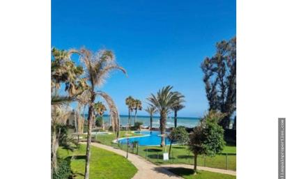 Jardí de Apartament en venda en Manilva amb Aire condicionat, Terrassa i Piscina
