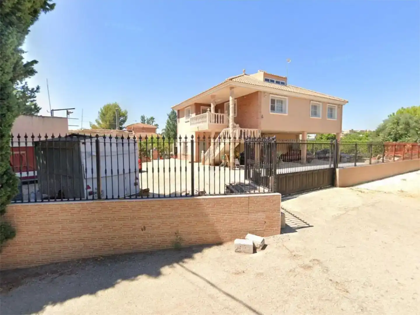 Vista exterior de Casa o chalet en venta en  Murcia Capital con Aire acondicionado, Piscina y Balcón