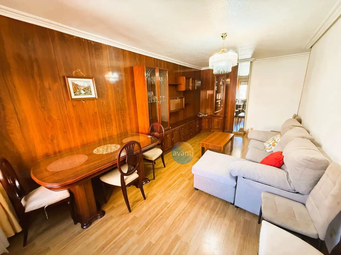 Wohnzimmer von Wohnung zur Miete in Garrido