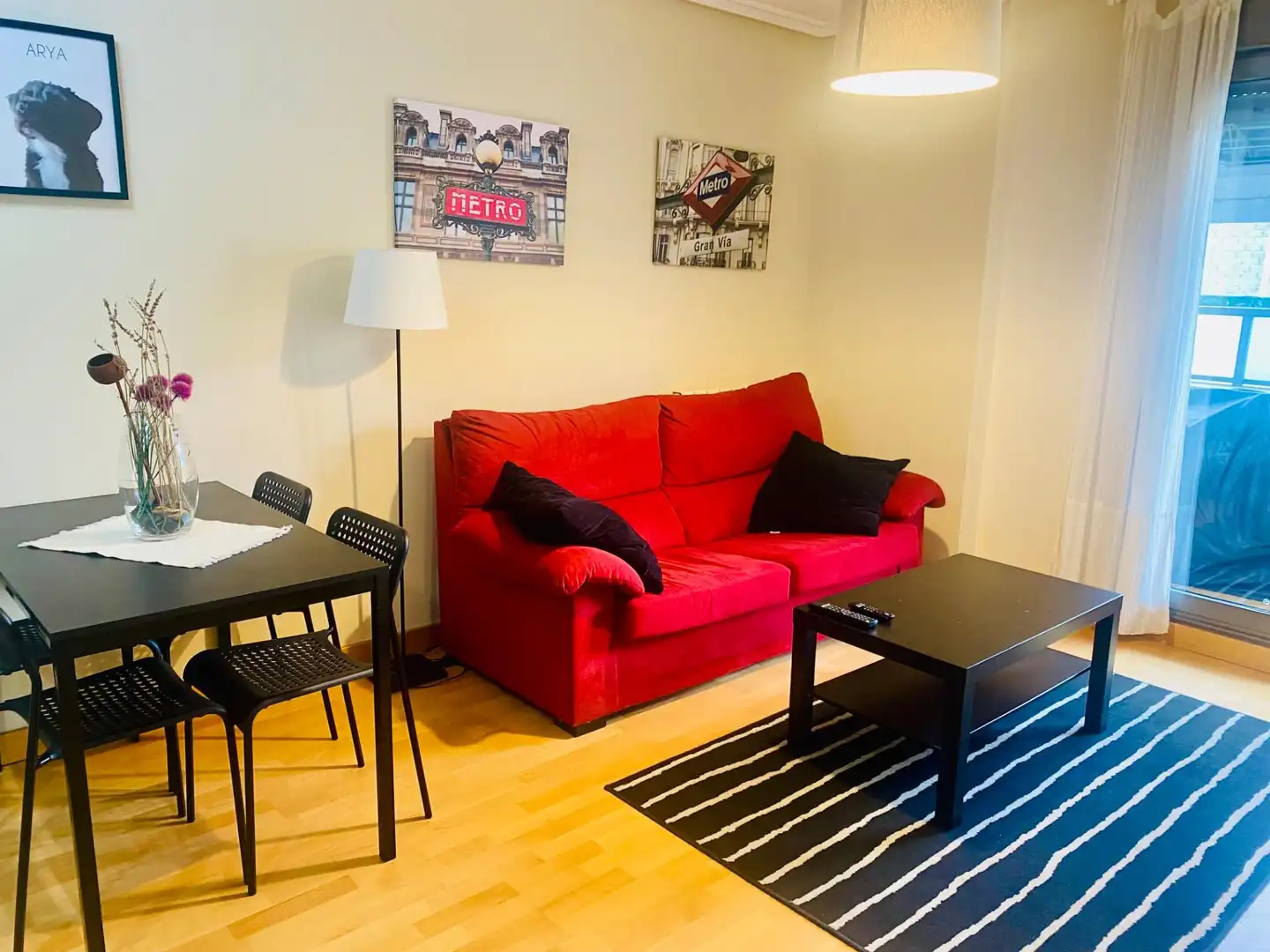 Sala d'estar de Pis en venda en Cuarte de Huerva amb Calefacció, Jardí privat i Terrassa