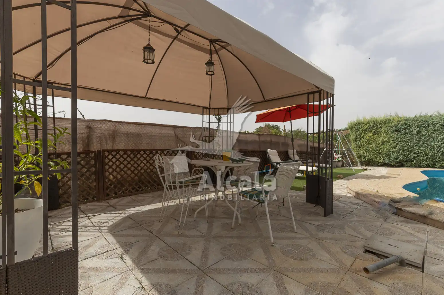 Terraza de Casa o chalet en venta en Tielmes con Aire acondicionado, Calefacción y Jardín privado