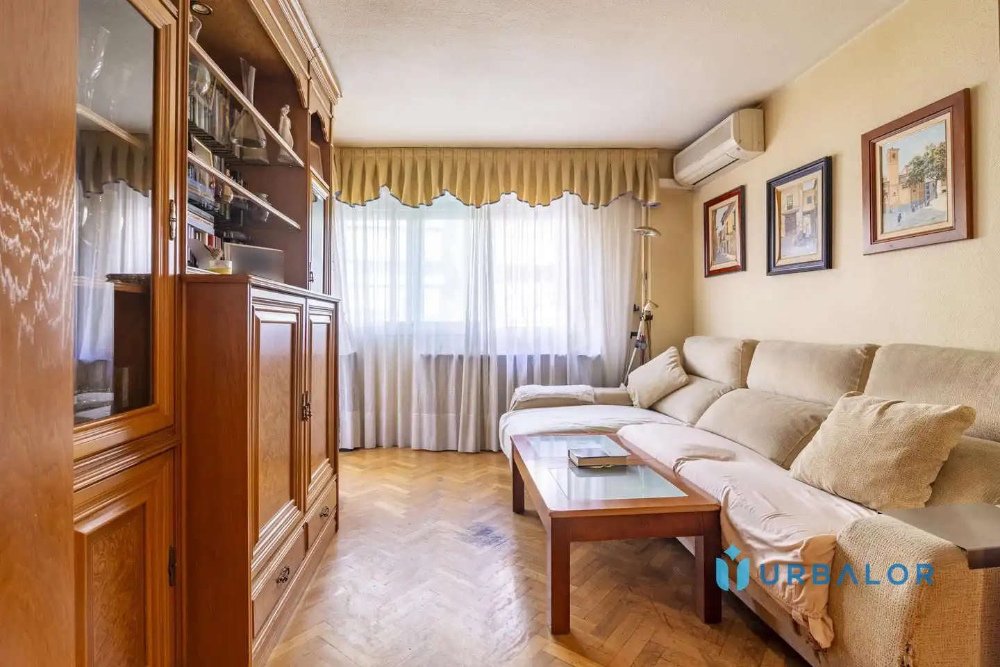 Wohnzimmer von Wohnung zum Verkauf in Alcorcón mit Klimaanlage, Heizung und Parkett