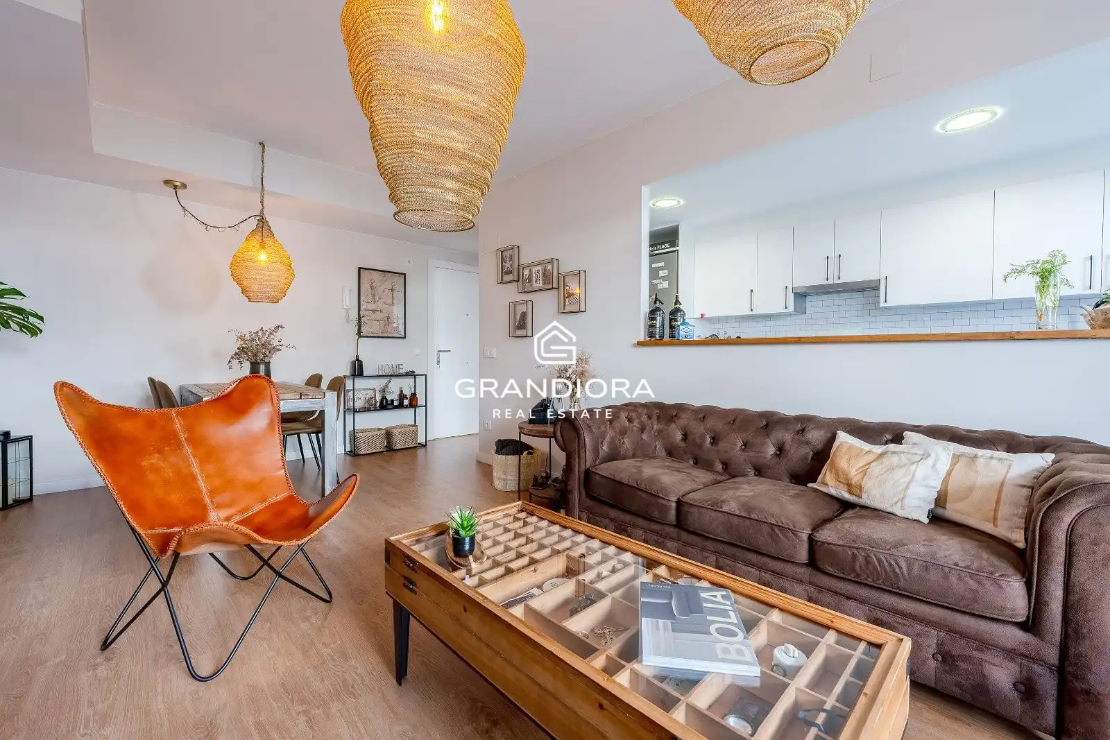 Wohnzimmer von Wohnung zur Miete in Sant Andreu de Llavaneres mit Klimaanlage, Terrasse und Schwimmbad