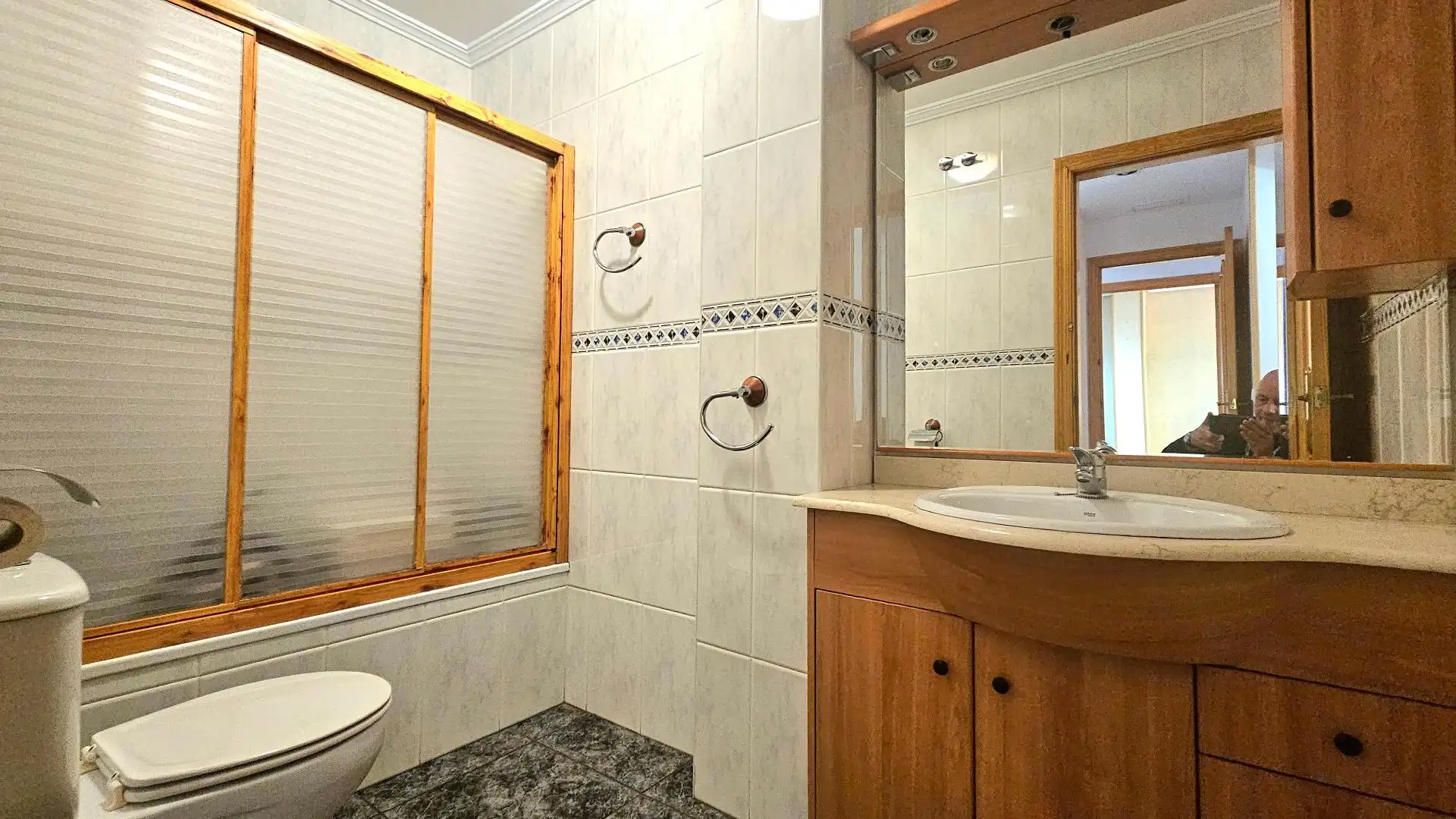 Badezimmer von Wohnung zum Verkauf in La Unión mit Klimaanlage, Heizung und Terrasse