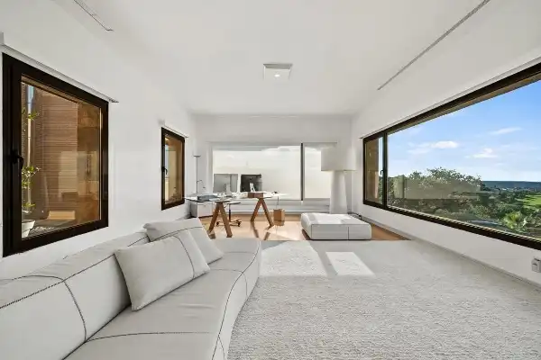 Sala de estar de Casa o chalet de alquiler en Las Rozas de Madrid con Aire acondicionado, Calefacción y Jardín privado