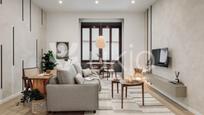 Sala d'estar de Apartament de lloguer en  Barcelona Capital amb Aire condicionat i Terrassa