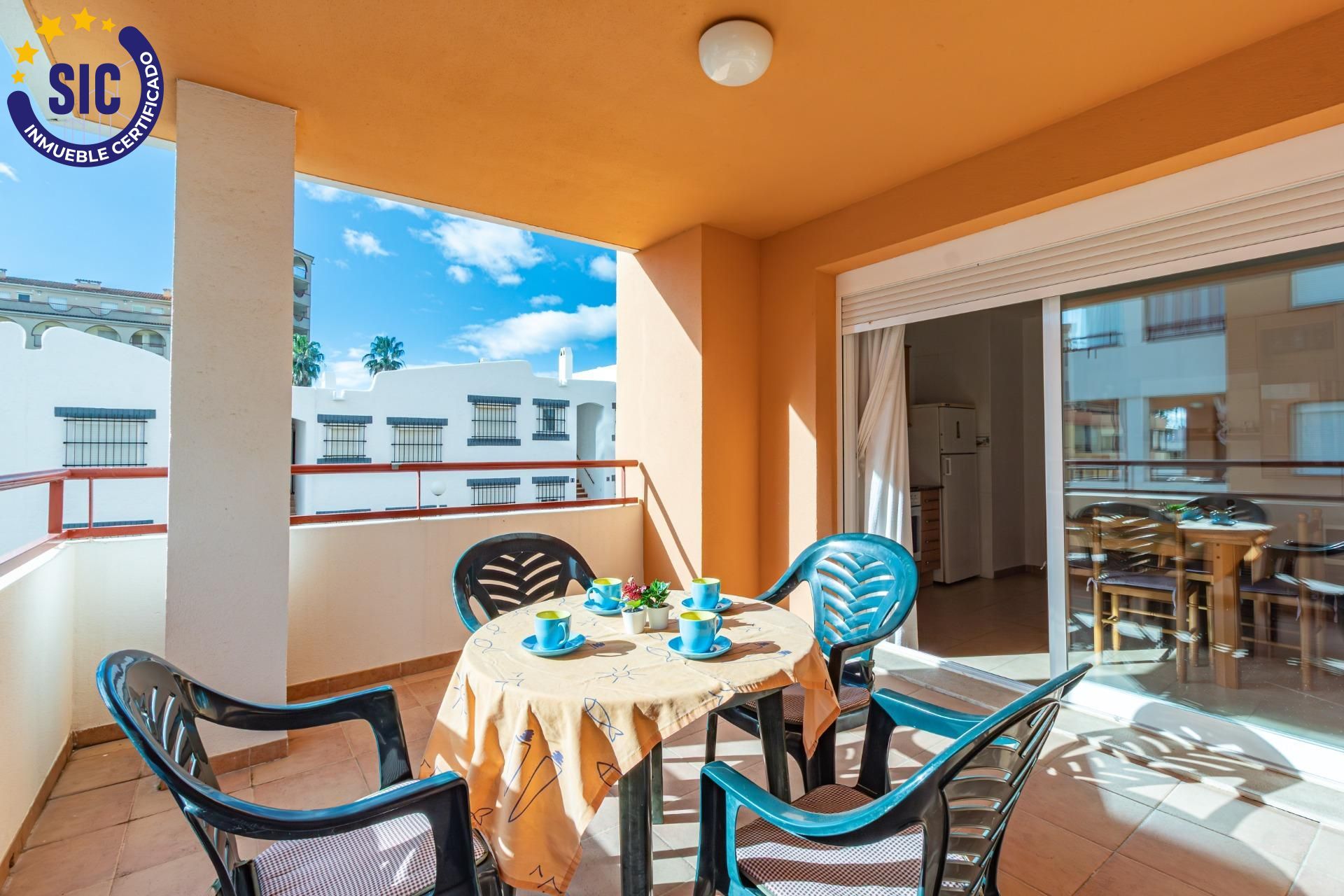 Terraza de Apartamento en venta en Peñíscola / Peníscola con Terraza, Amueblado y Balcón