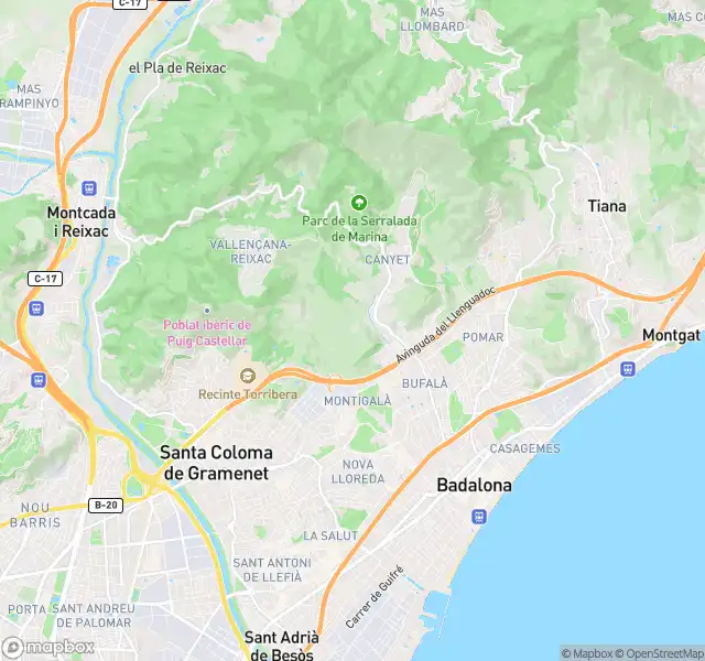Exterior view of Flat for sale in Santa Coloma de Gramenet