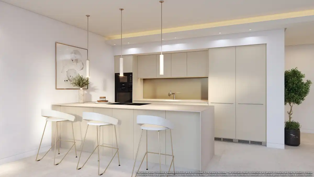 Cocina de Planta baja en venta en Benahavís con Aire acondicionado, Jardín privado y Terraza