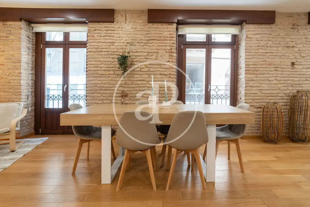 Comedor de Piso de alquiler en Valencia con Aire acondicionado, Calefacción y Terraza