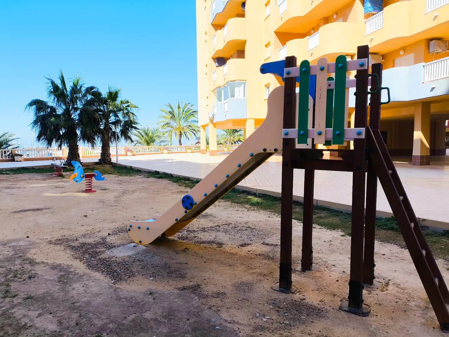 Parking of Apartments for sale in La Manga del Mar Menor  with Air Conditioner, Heating and Terrace
