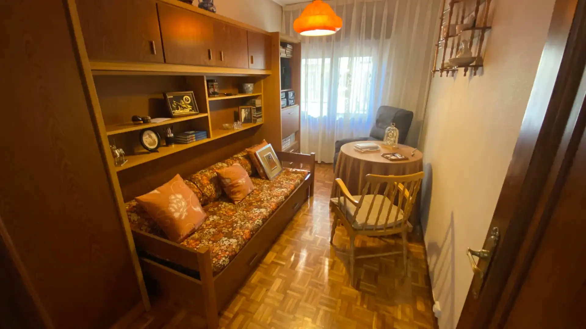 Bedroom of Flat for sale in San Martín del Rey Aurelio  with Heating, Parquet flooring and Terrace
