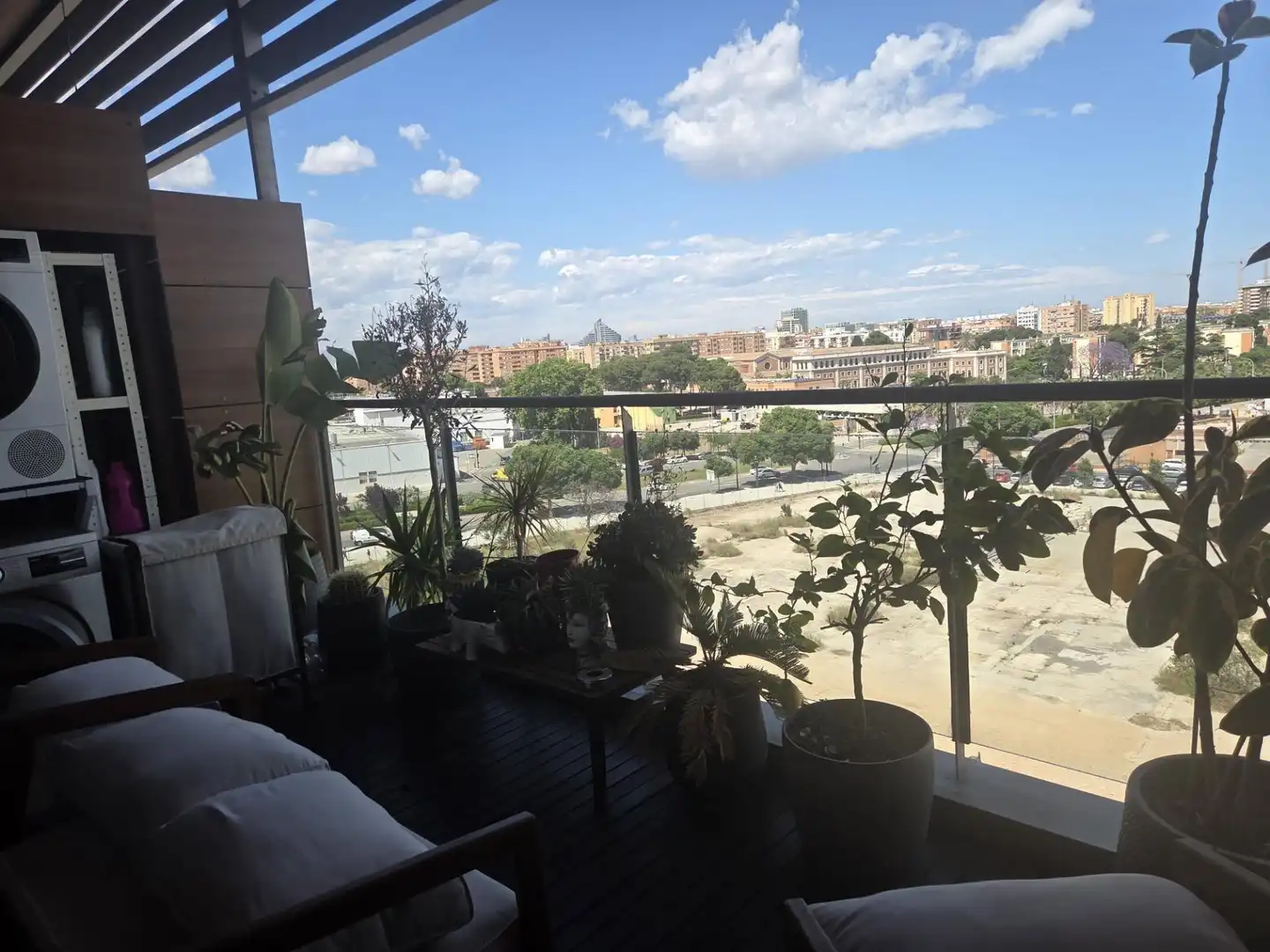 Terrasse von Dachboden zum Verkauf in Valencia mit Klimaanlage, Terrasse und Möbliert