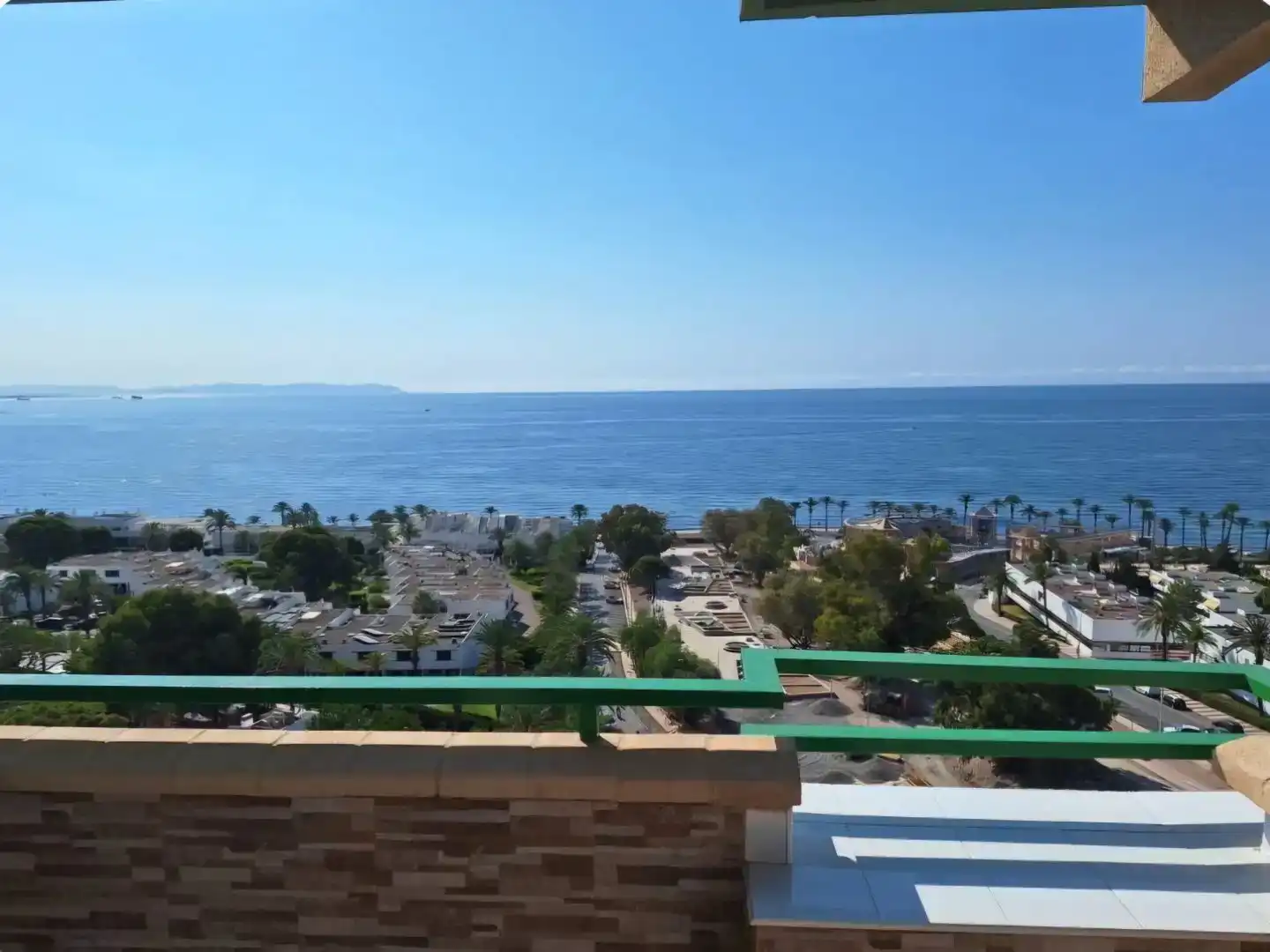 Terrasse von Wohnung zur Miete in Roquetas de Mar mit Klimaanlage und Schwimmbad