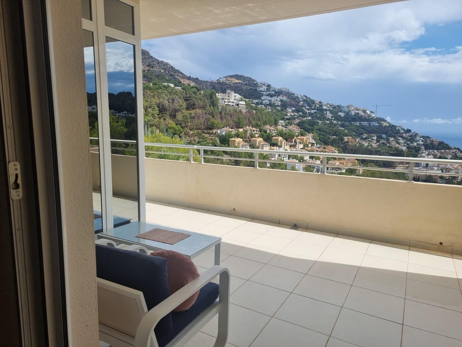 Terrace of Flat to rent in Altea  with Air Conditioner, Private garden and Furnished