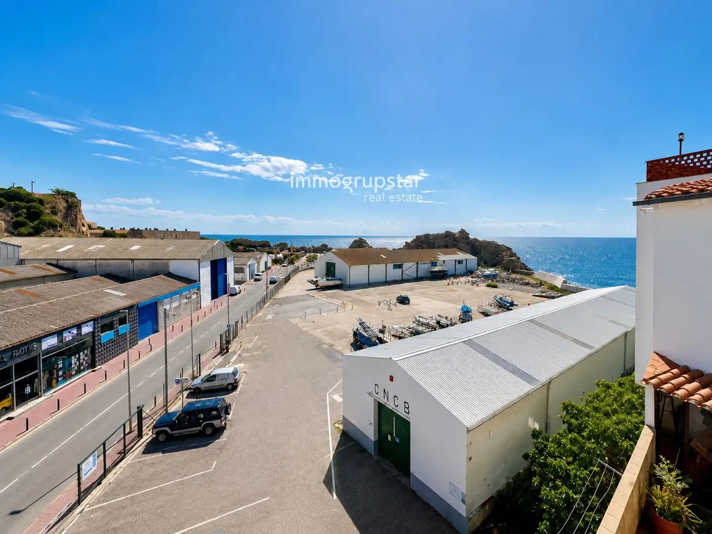Vista exterior de Piso en venta en Palamós con Calefacción, Terraza y Amueblado