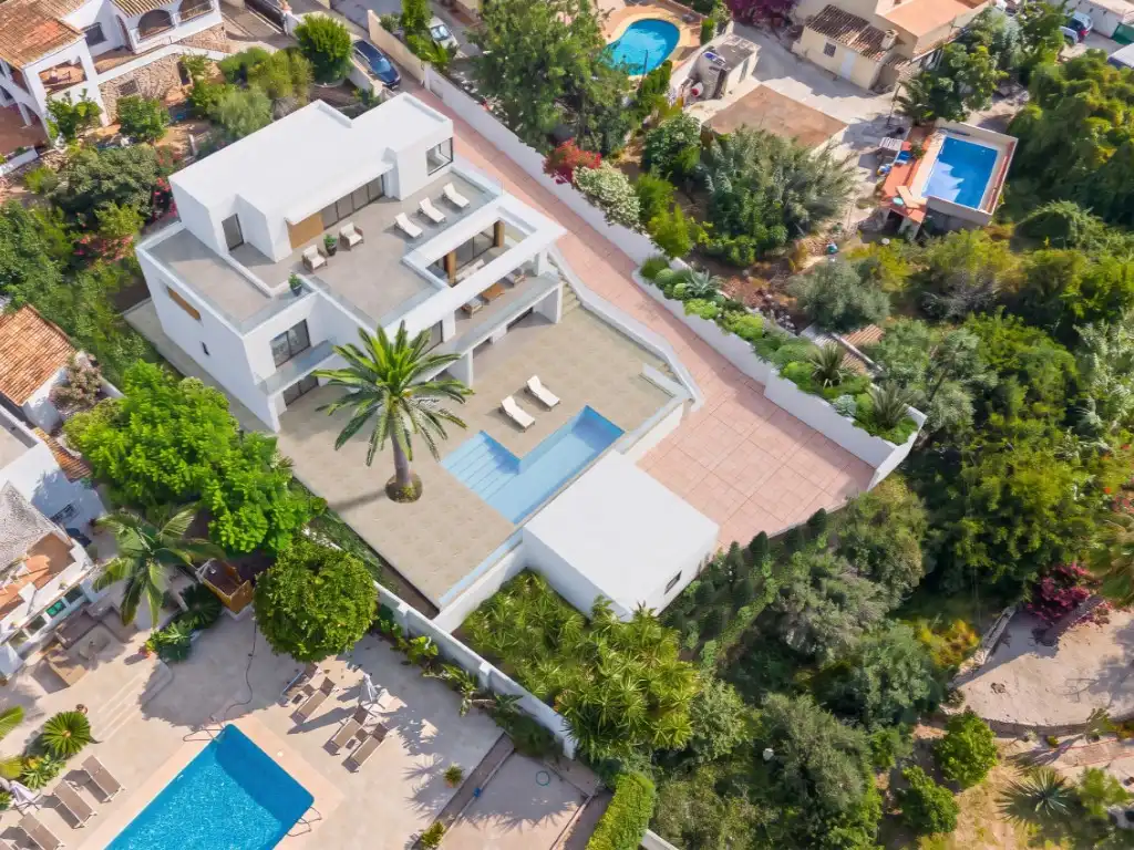 Exterior view of Houses for sale in Moraira  with Air Conditioner, Swimming Pool and Oven