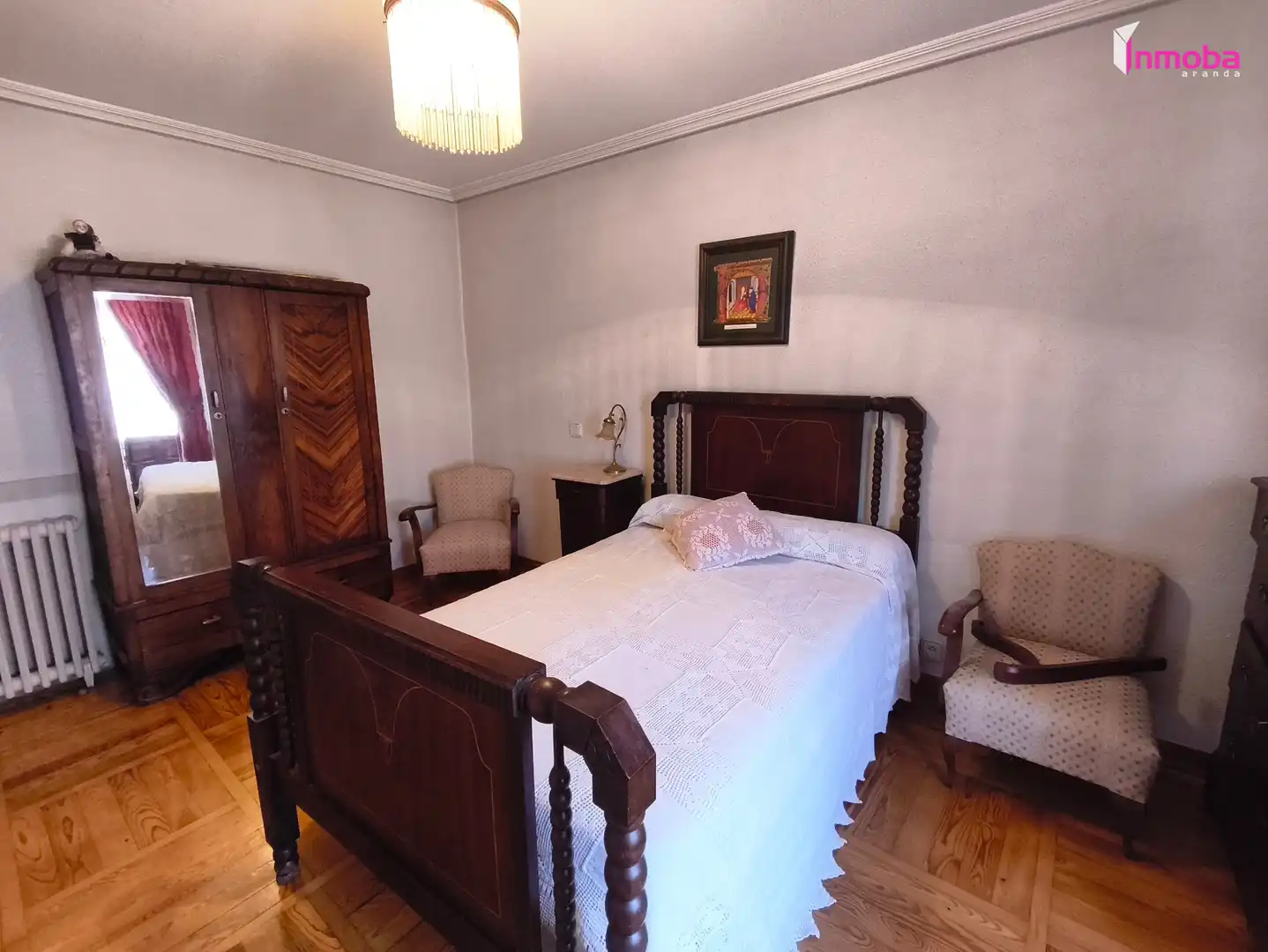 Schlafzimmer von Wohnung zum Verkauf in Aranda de Duero mit Heizung, Parkett und Balkon