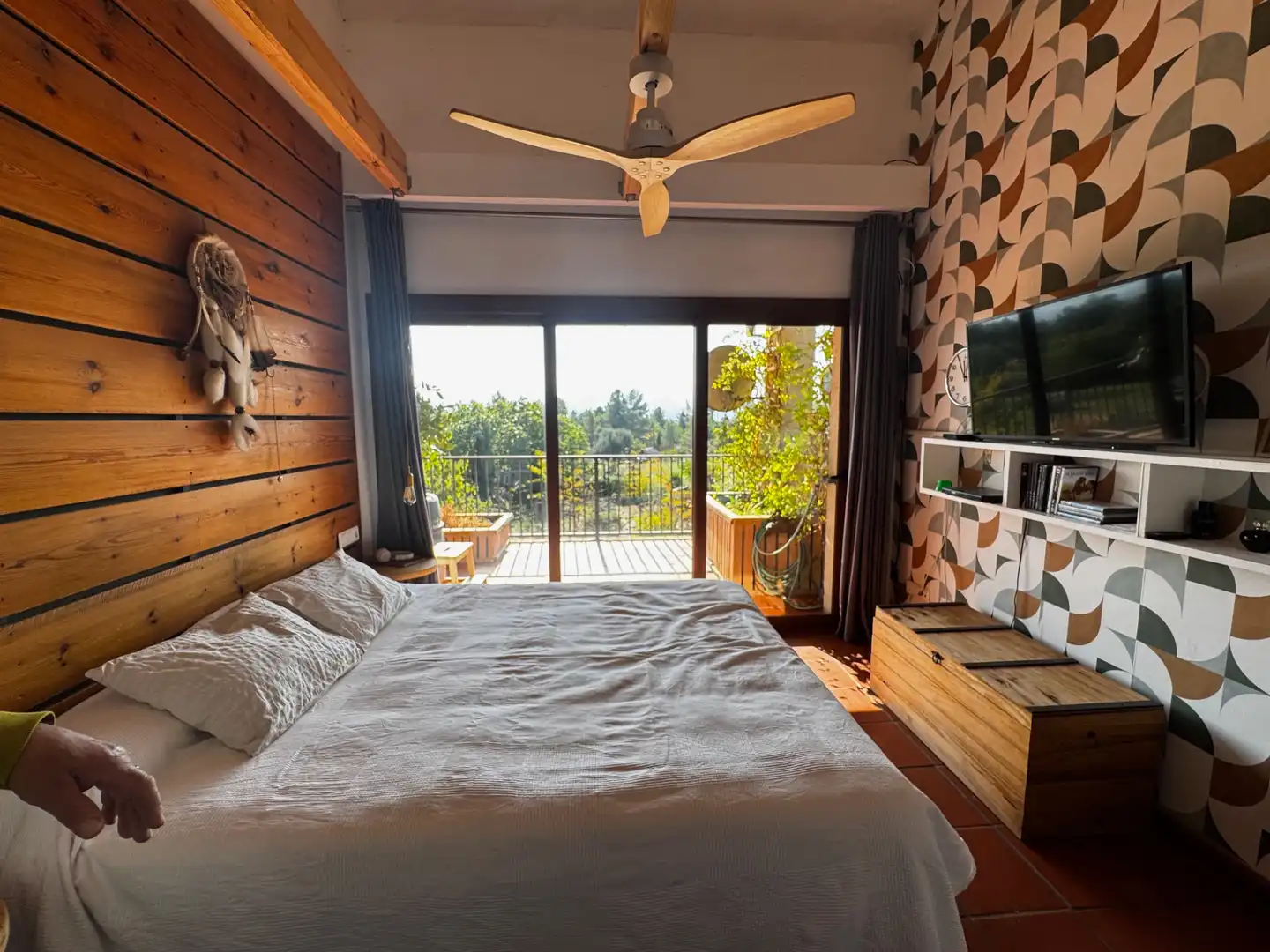 Habitación de Finca rústica en venta en Lledó con Aire acondicionado, Terraza y Piscina