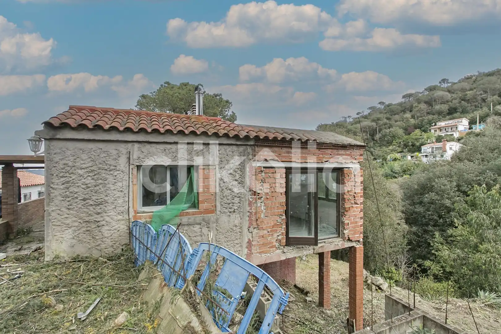 Vista exterior de Casa o xalet en venda en La Roca del Vallès amb Terrassa