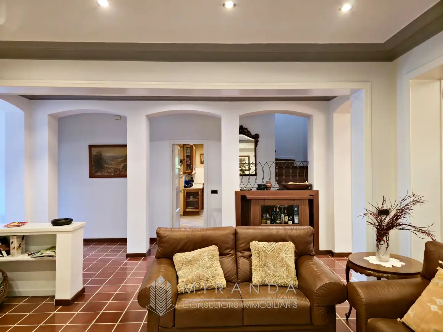 Sala de estar de Casa o chalet en venta en L'Ametlla del Vallès con Aire acondicionado, Jardín privado y Terraza