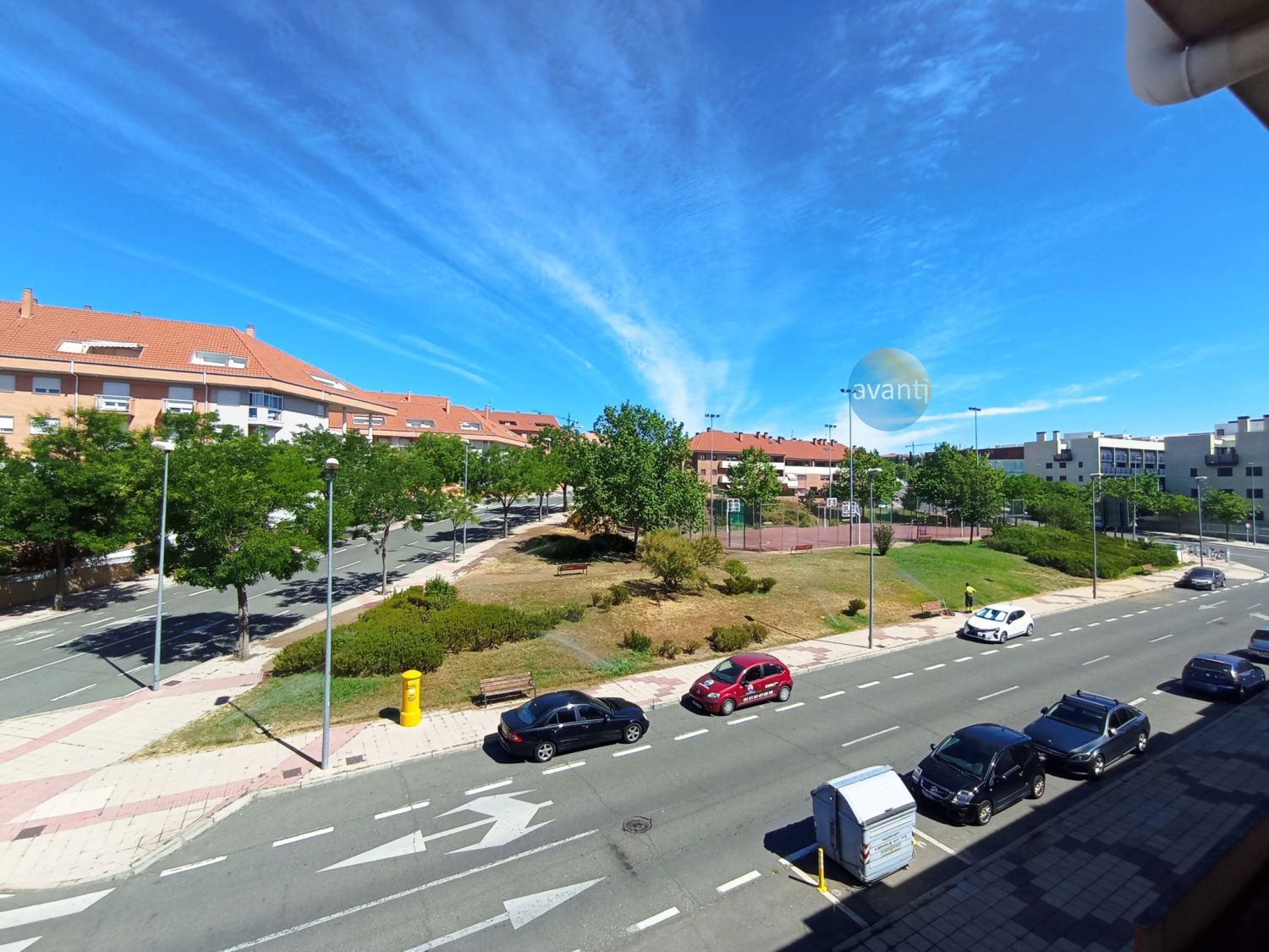 Exterior view of Flat to rent in Salamanca Capital  with Heating, Parquet flooring and Terrace