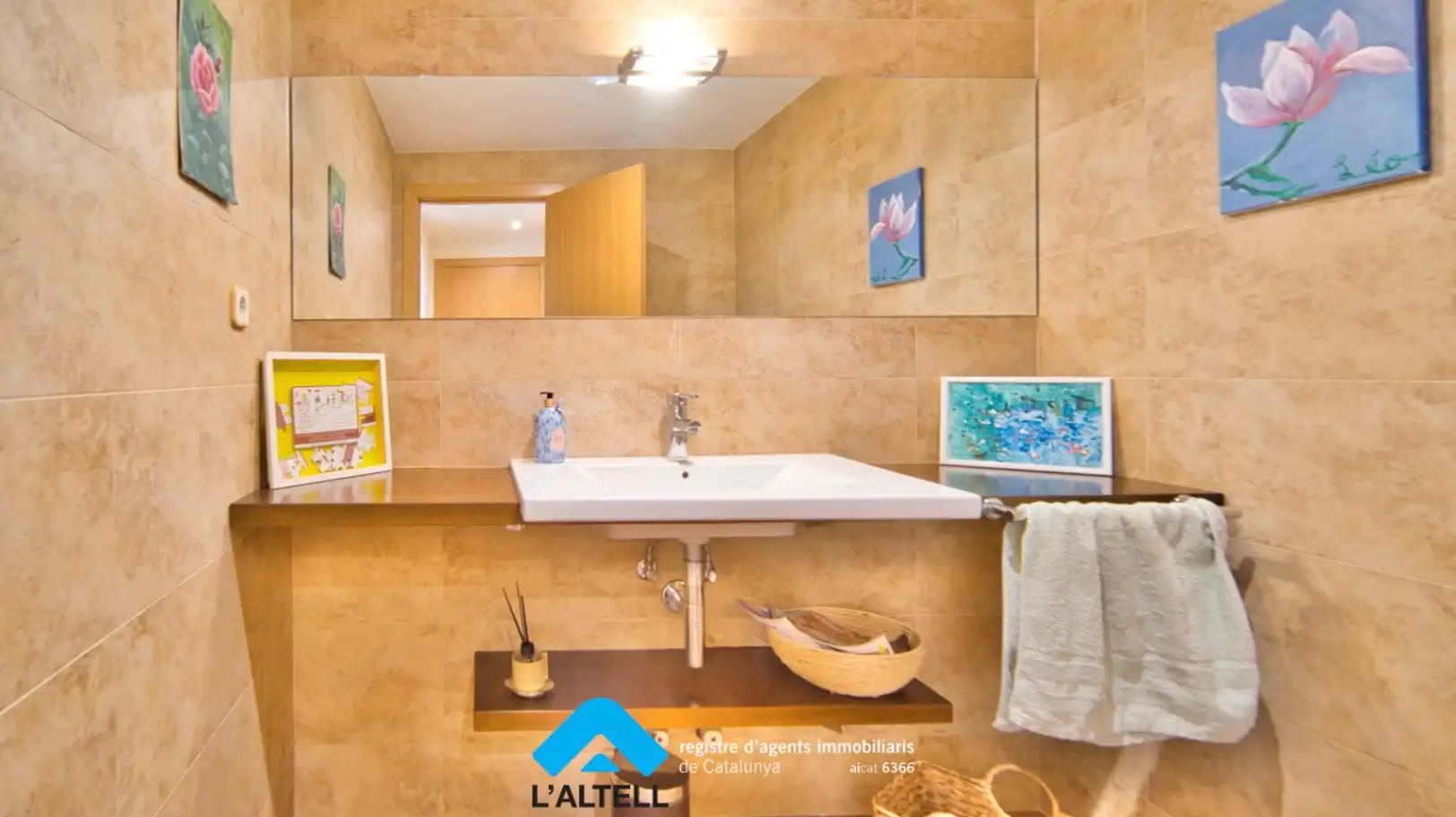 Baño de Casa o chalet en venta en L'Ametlla del Vallès con Aire acondicionado, Calefacción y Jardín privado