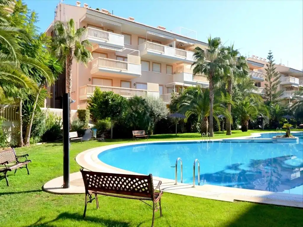Swimming pool of Apartments for sale in Jávea / Xàbia  with Air Conditioner, Heating and Private garden