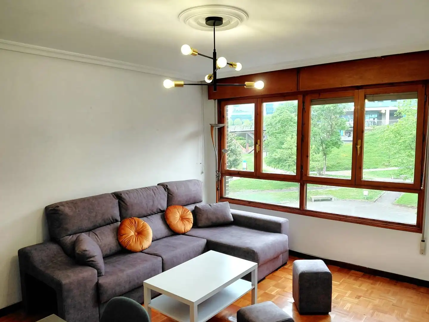 Sala de estar de Piso de alquiler en Oviedo  con Calefacción