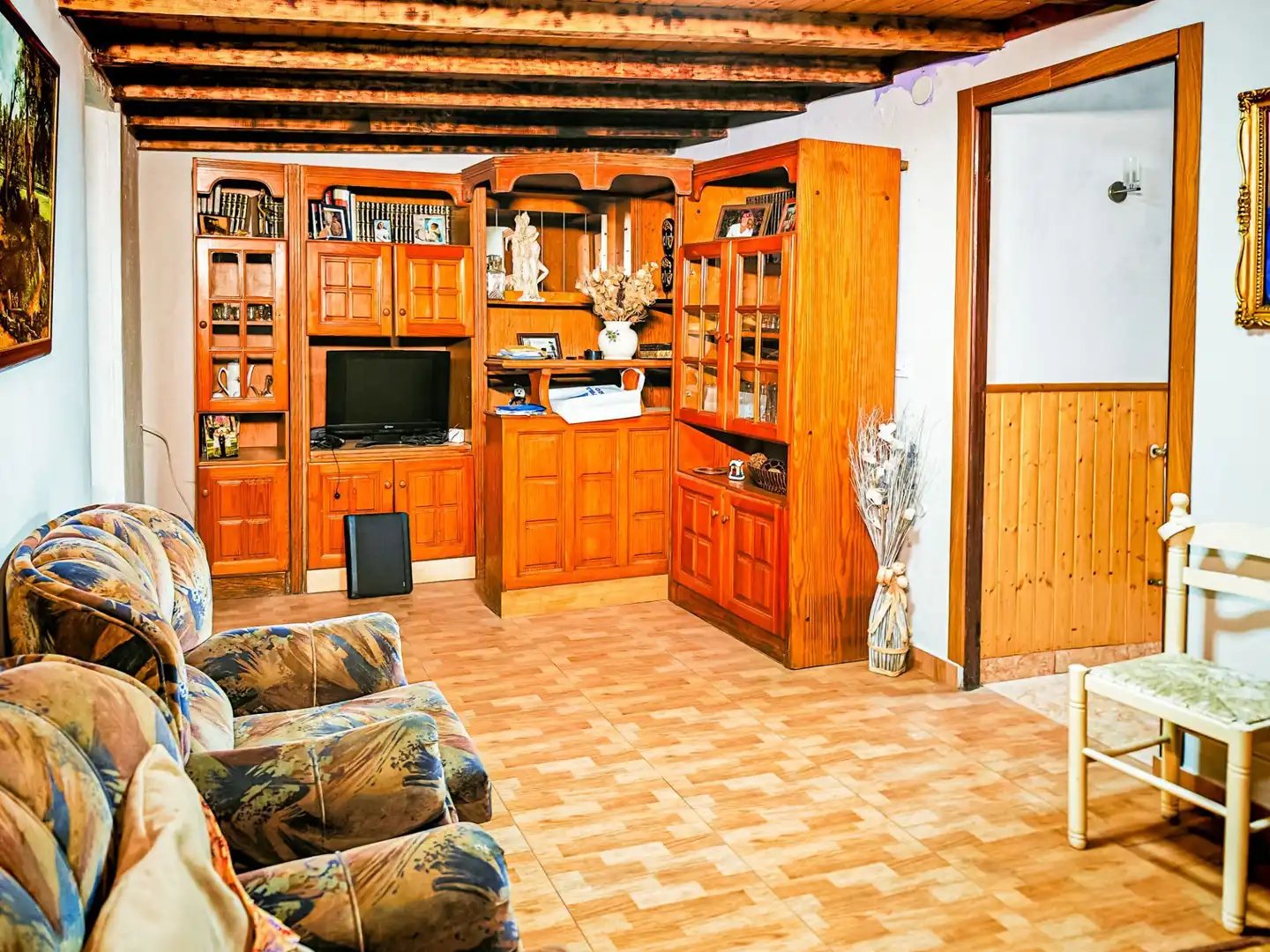 Sala de estar de Casa o chalet en venta en Fabero con Calefacción, Jardín privado y Terraza