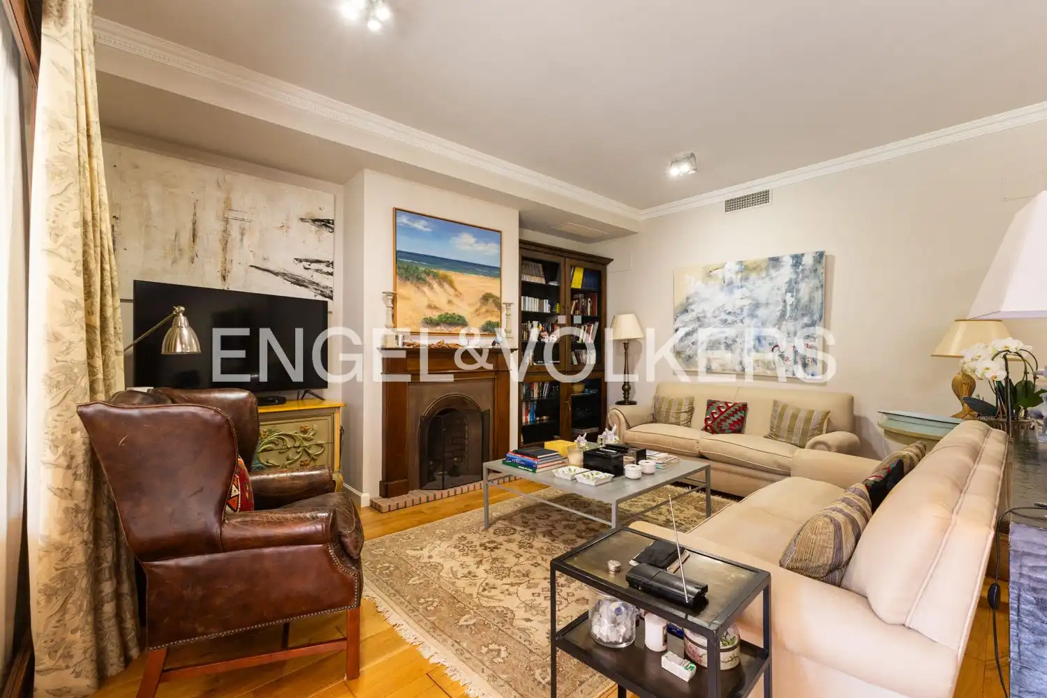 Living room of Houses for sale in Faura  with Air Conditioner, Heating and Private garden