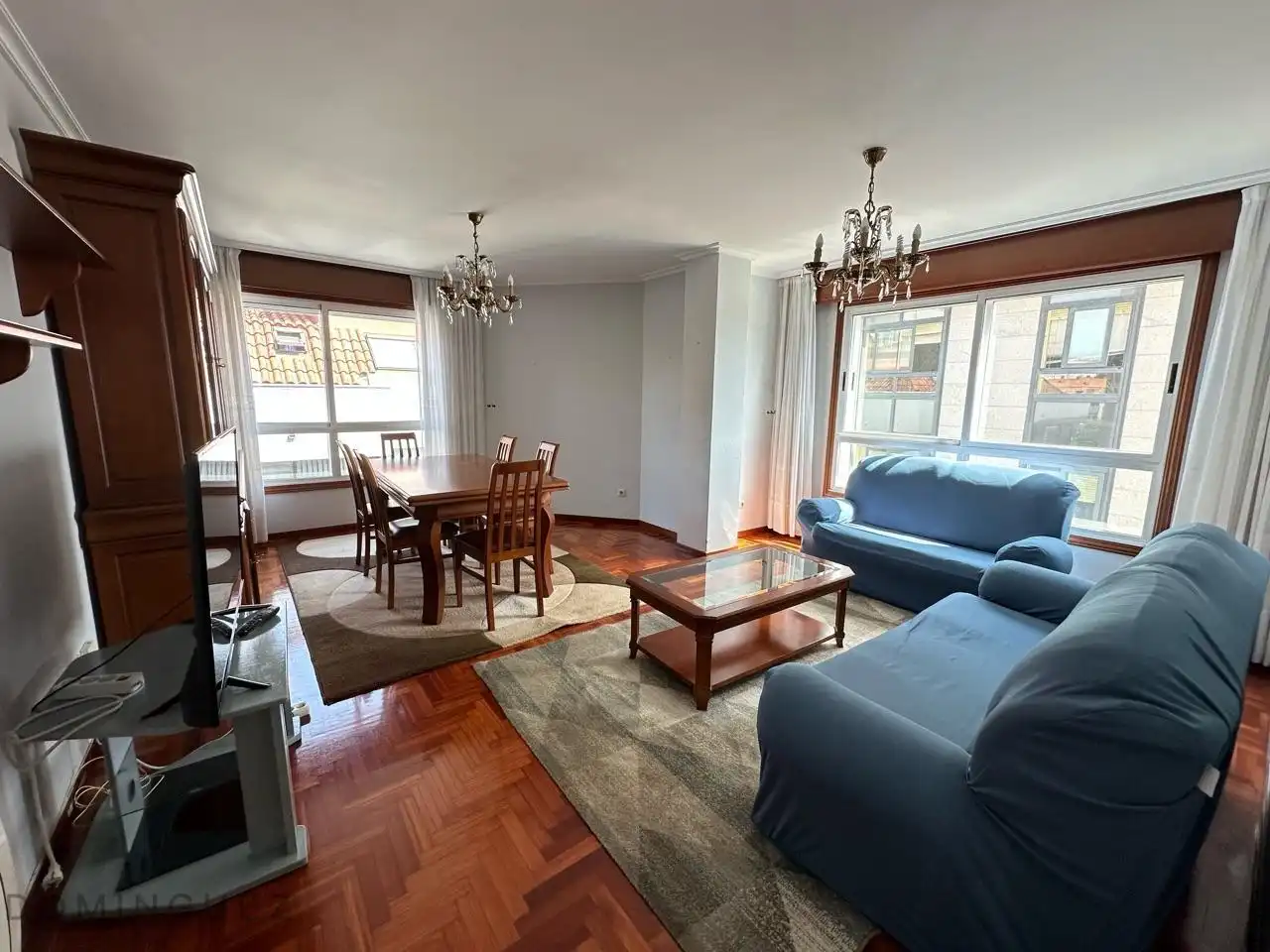 Living room of Flat for rent in Vigo   with Heating and Furnished