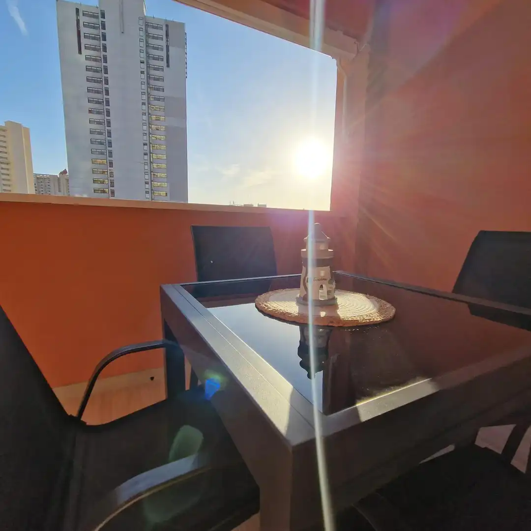 Terraza de Piso en venta en Benidorm con Aire acondicionado, Calefacción y Jardín privado