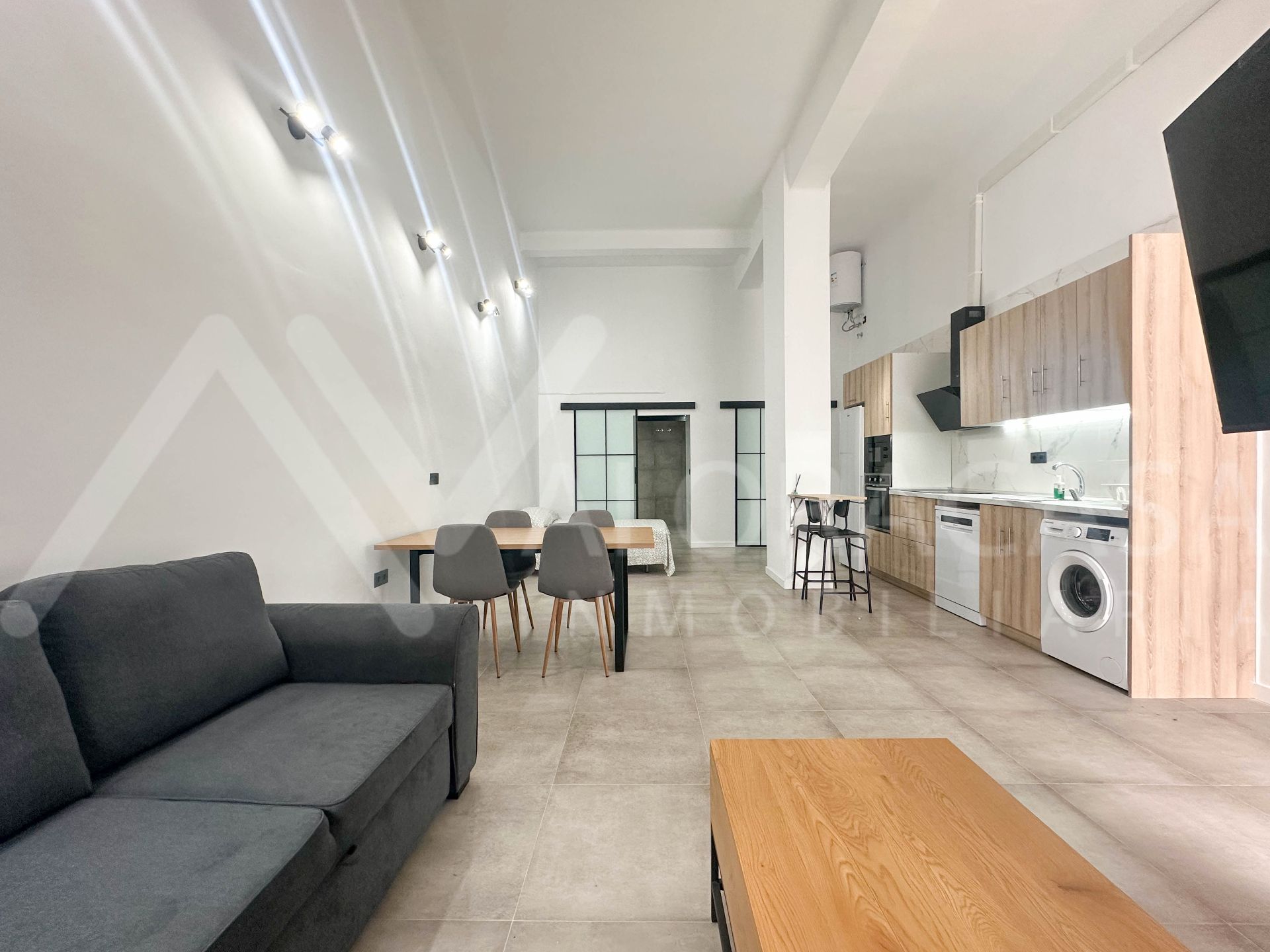 Living room of Flat to rent in Málaga Capital  with Furnished, Oven and Washing machine