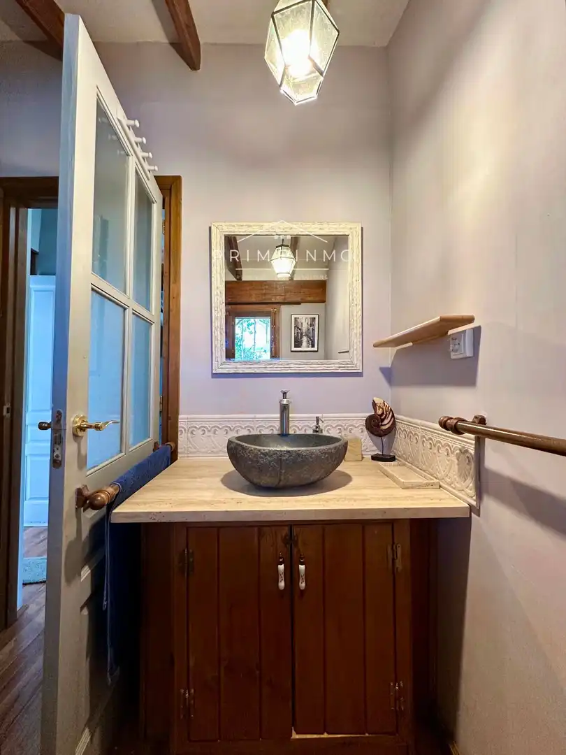 Baño de Finca rústica en venta en Camarles con Calefacción, Terraza y Trastero