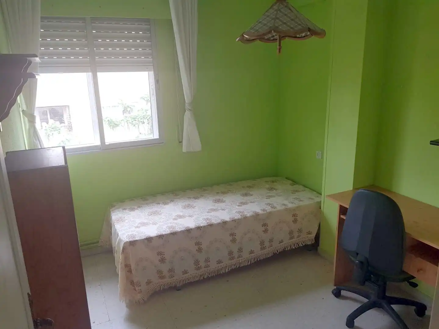 Bedroom of Flat for rent in Cáceres  with Heating, Terrace and Furnished