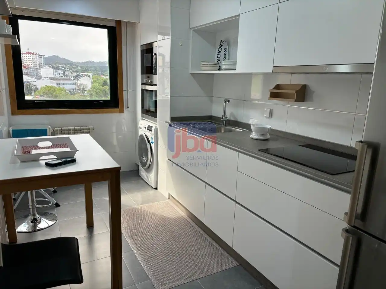 Kitchen of Apartments for sale in Ourense Capital   with Heating and Balcony