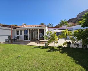 Garden of House or chalet to rent in Mogán  with Air Conditioner and Terrace