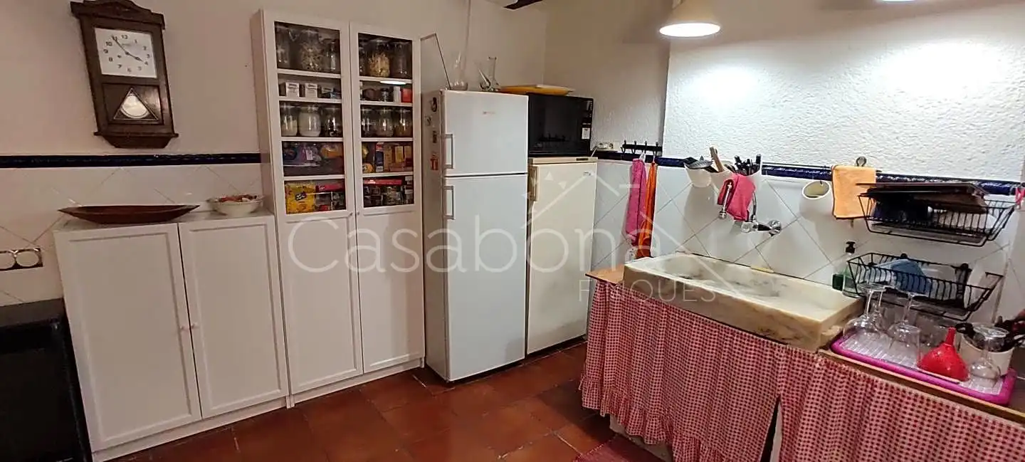 Cocina de Finca rústica en venta en Arbúcies con Jardín privado, Terraza y Amueblado