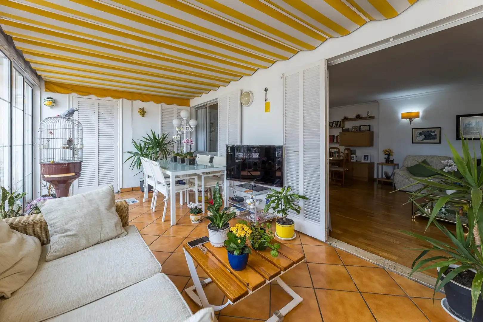 Sala d'estar de Àtic en venda en  Palma de Mallorca amb Aire condicionat, Calefacció i Terrassa