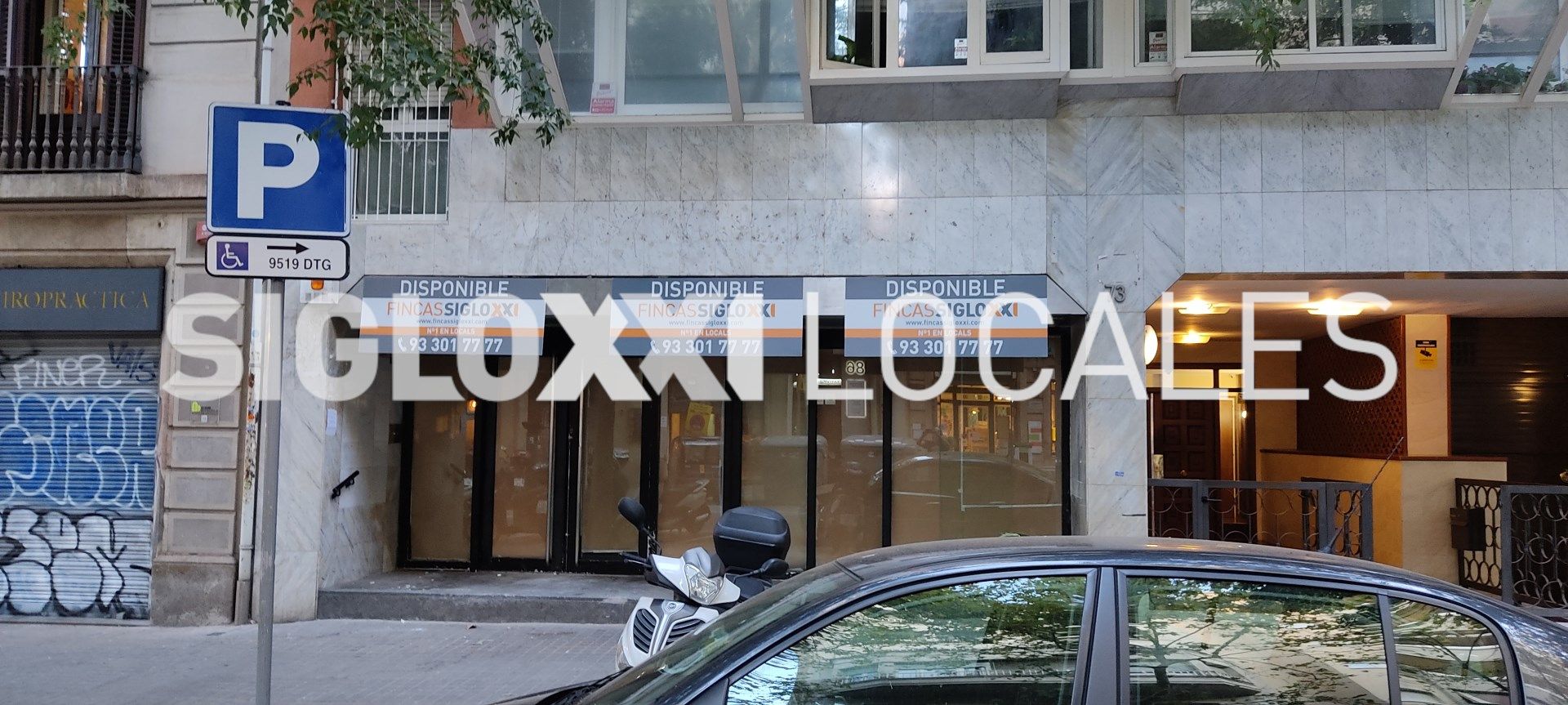 Vista exterior de Local de lloguer en  Barcelona Capital amb Aire condicionat